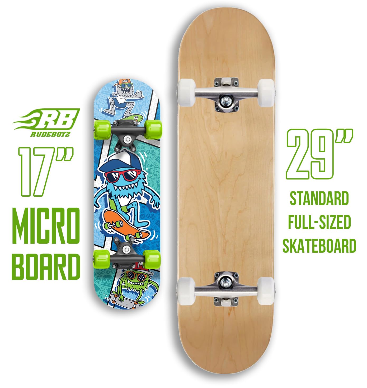 17" KID'S MICRO SKATEBOARDS