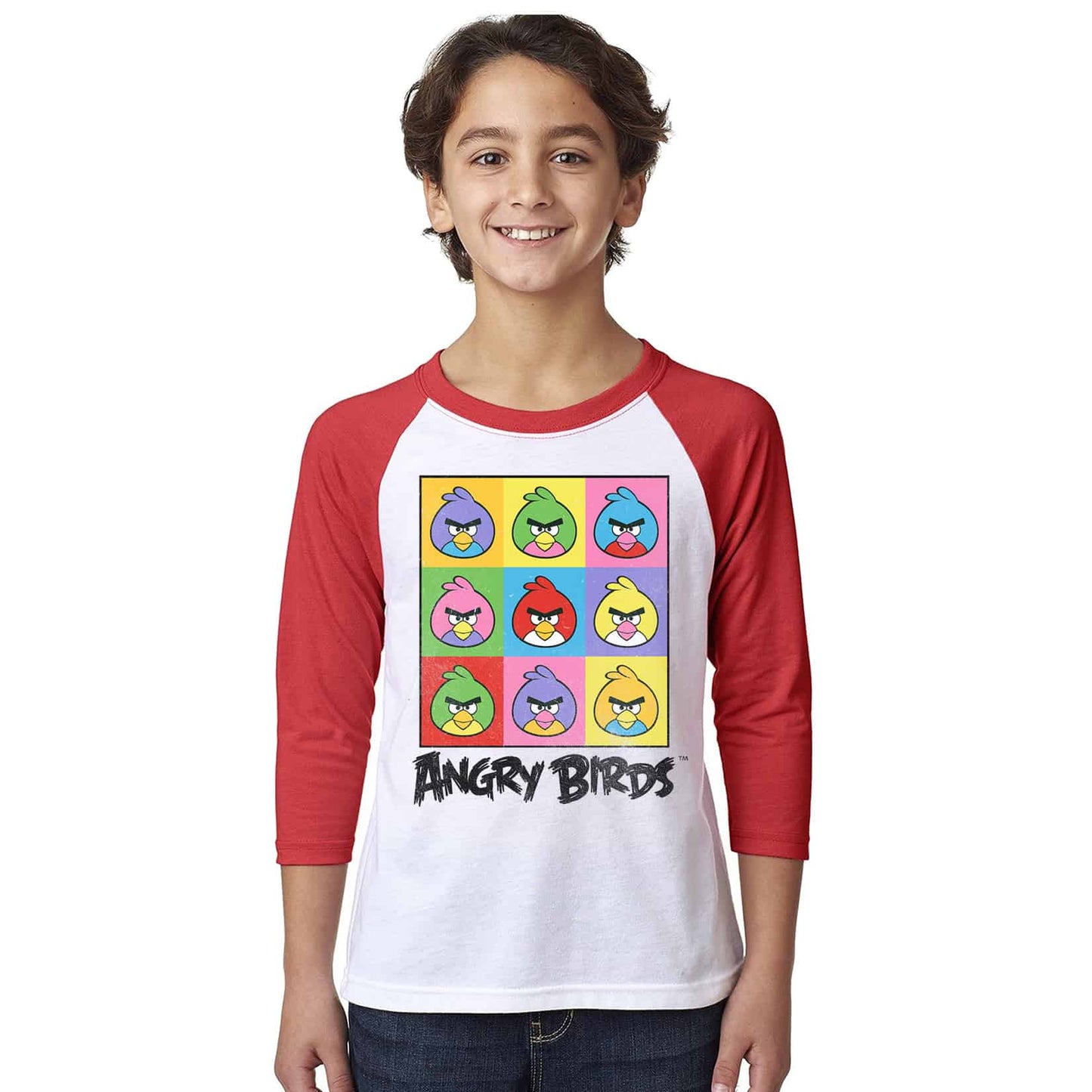 ANGRY BIRDS OFFICAIL LONG SLEEVE KIDS T-SHIRTS
