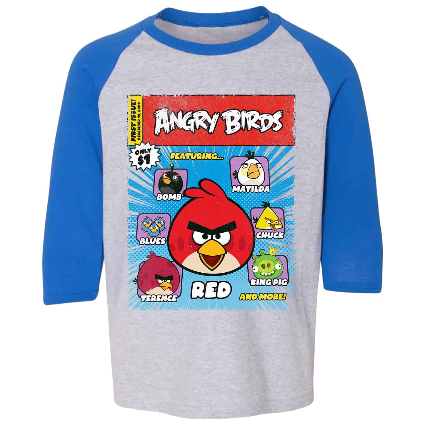 ANGRY BIRDS OFFICAIL LONG SLEEVE KIDS T-SHIRTS