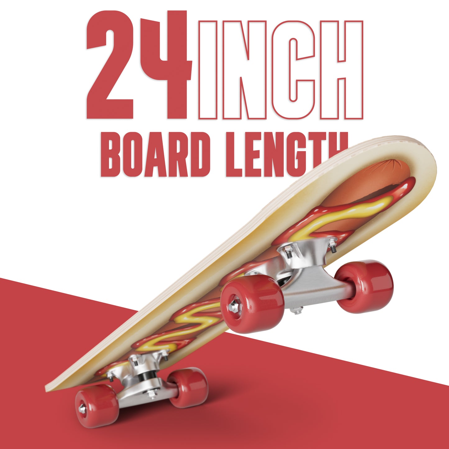 24" KID'S MINI ALUMINUM TRUCKS SKATEBOARDS