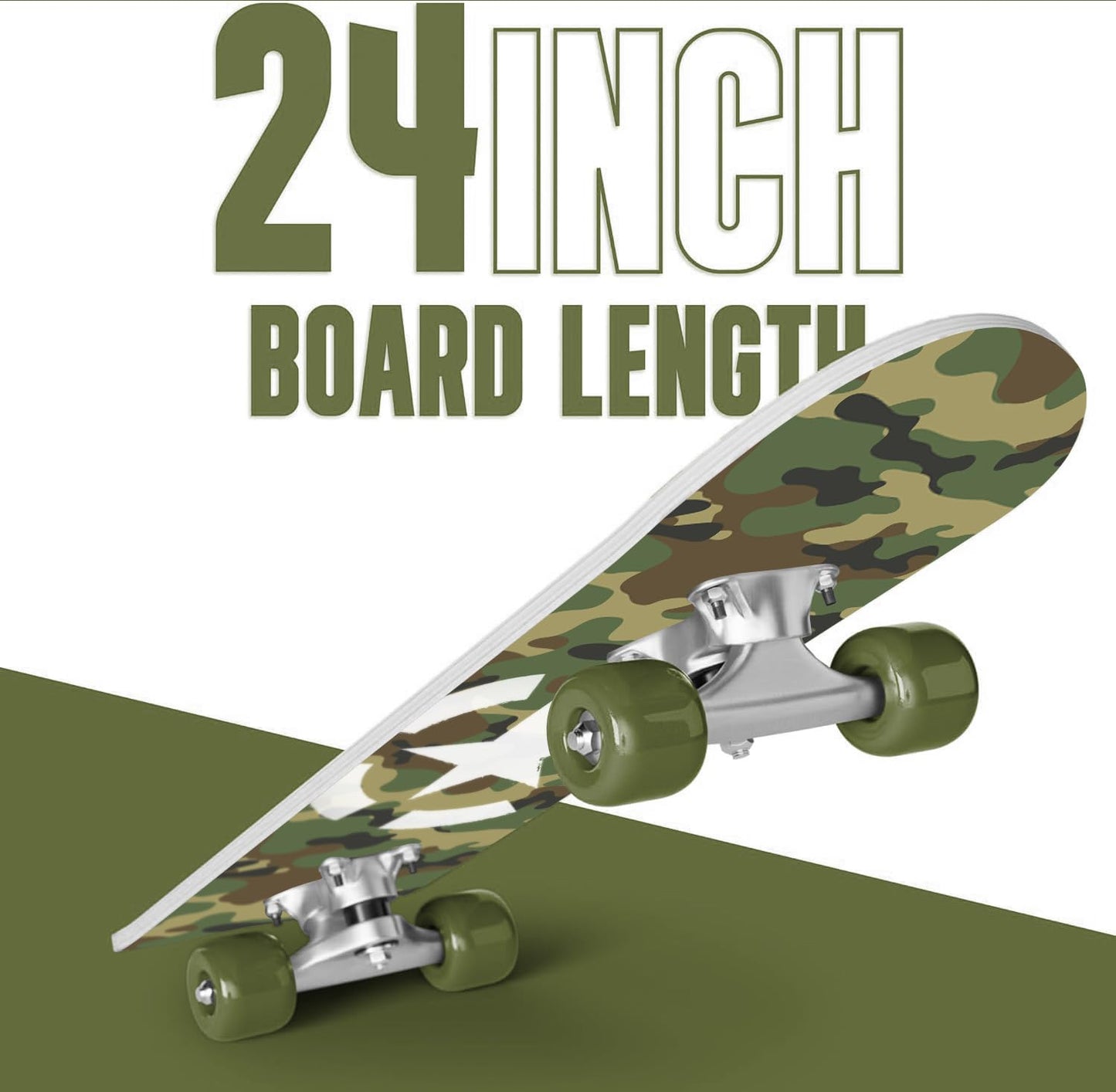 24" KID'S MINI ALUMINUM TRUCKS SKATEBOARDS