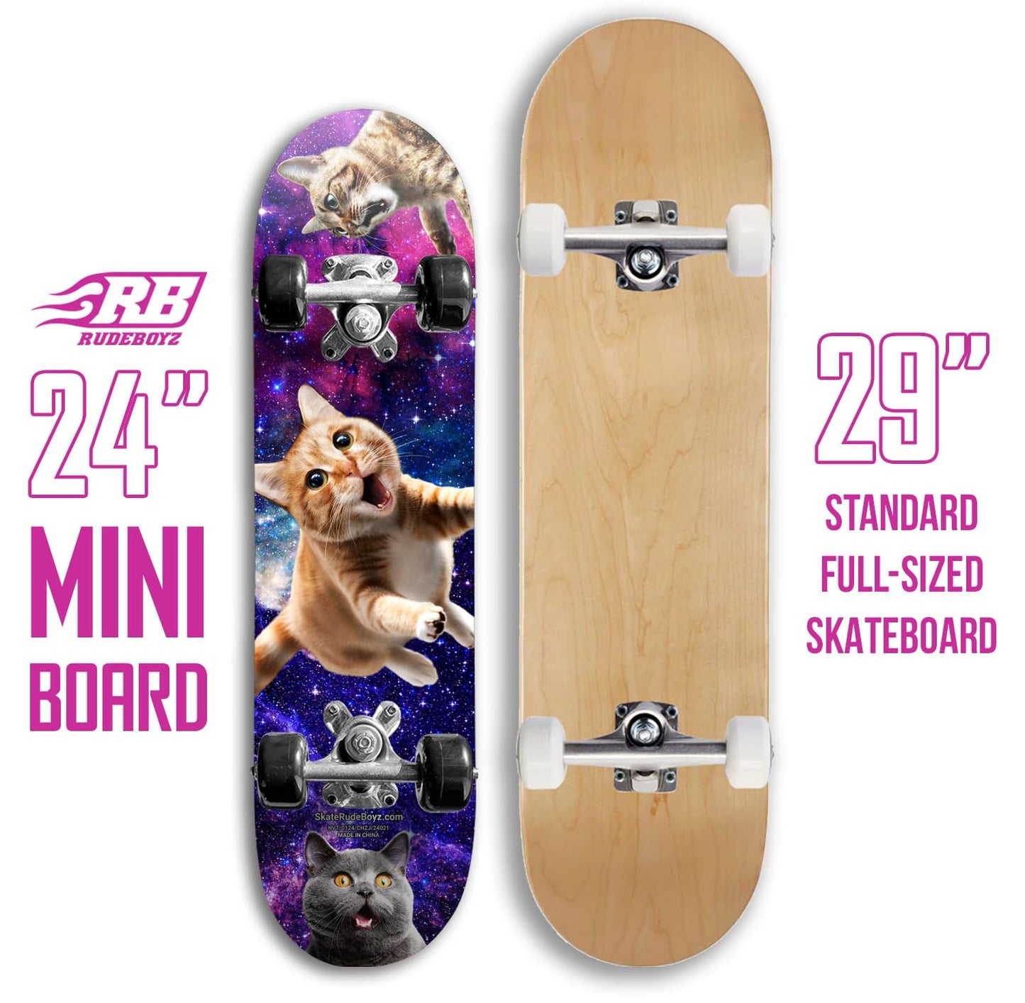 24" KID'S MINI ALUMINUM TRUCKS SKATEBOARDS
