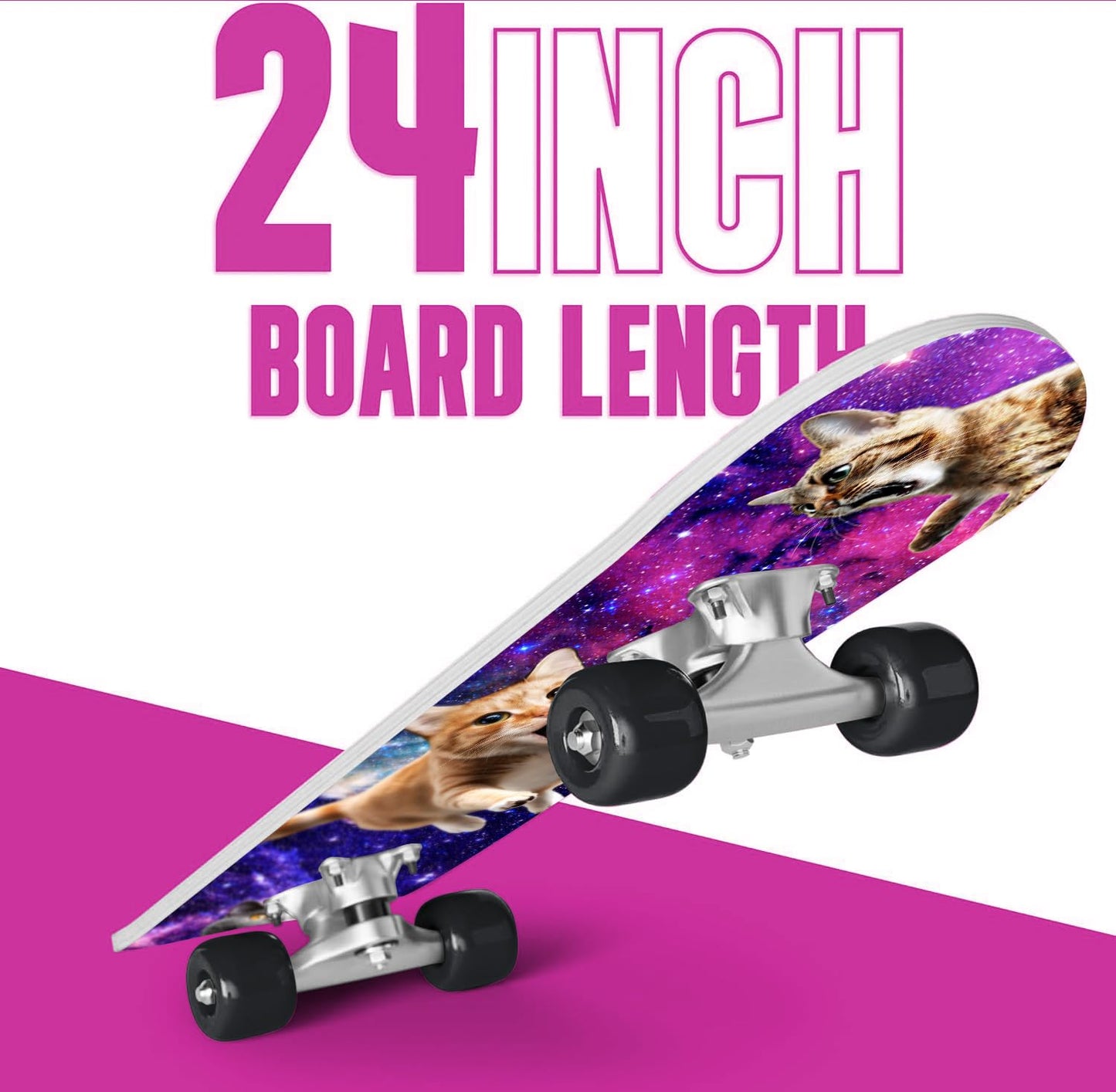 24" KID'S MINI ALUMINUM TRUCKS SKATEBOARDS