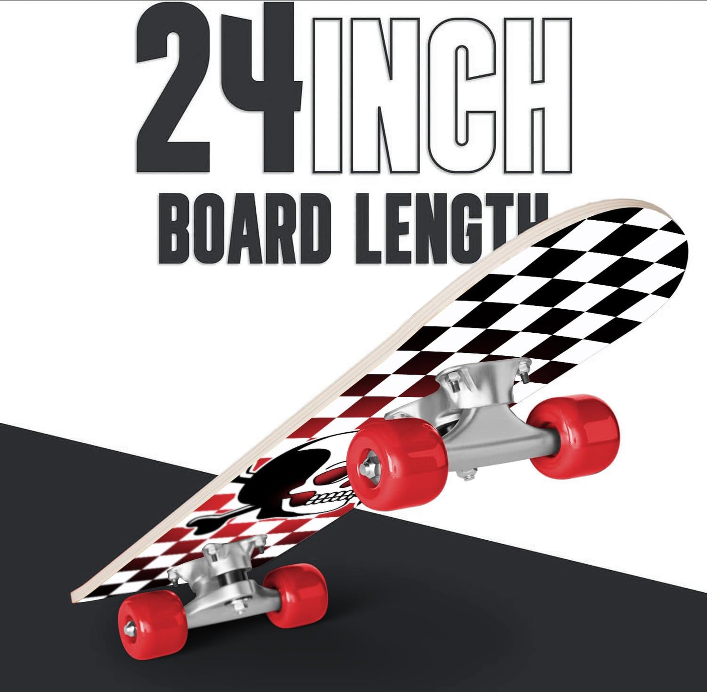 24" KID'S MINI ALUMINUM TRUCKS SKATEBOARDS