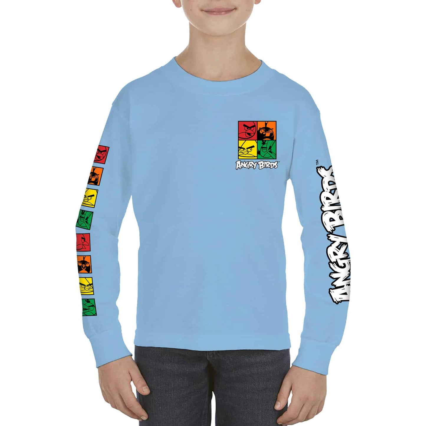 ANGRY BIRDS OFFICAIL LONG SLEEVE KIDS T-SHIRTS
